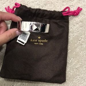 Kate Spade silver colored braclet